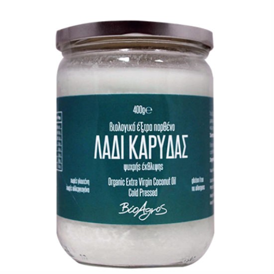 Organic Virgin Cold Pressed Coconut Oil 'Bio Agros' 400gr