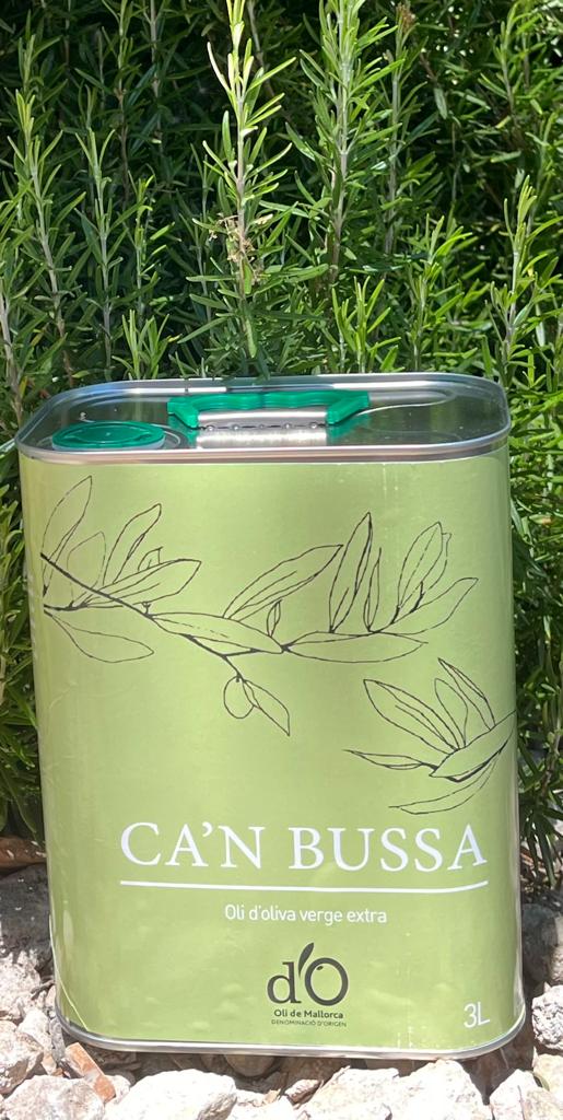 Extra Virgin Olive Oil Designation of Origin Mallorca. Tin 3 Liters.