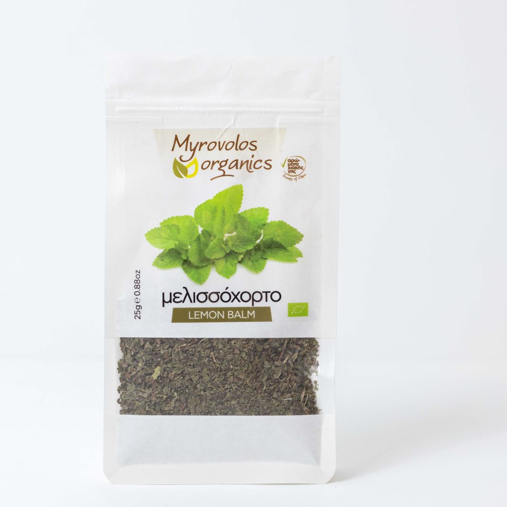 Lemon Balm "Myrovolos Organics" 25gr