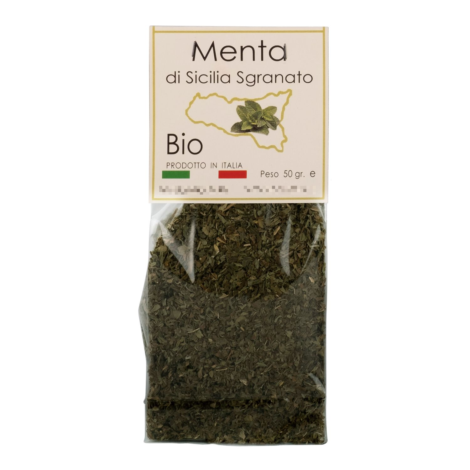 Organic Dried Mint 50g - Tenuta Collotta® - 100% Italian - Made in Sicily