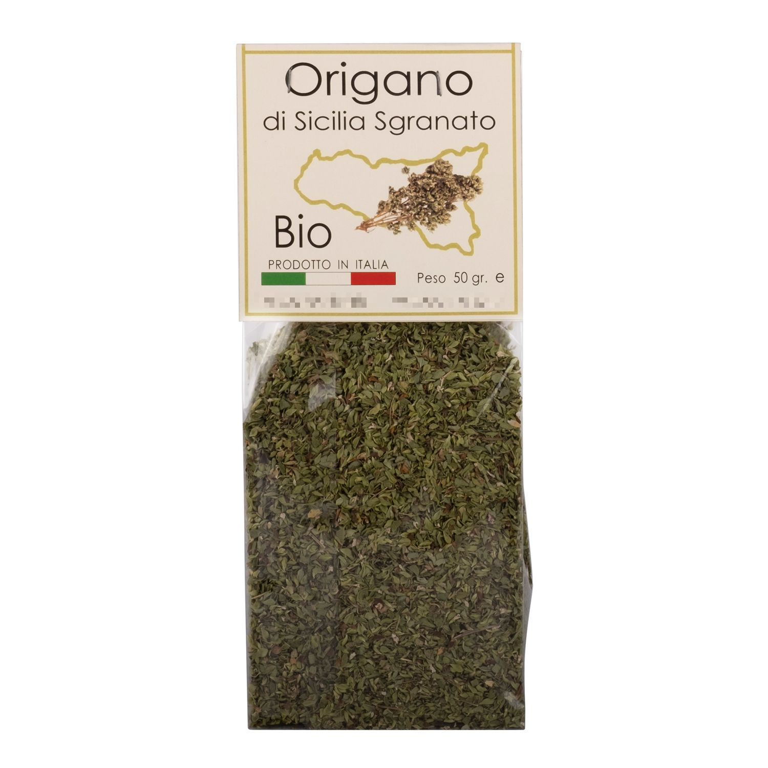 Organic Grained Oregano 50g - 100% Italian - Made in Sicily