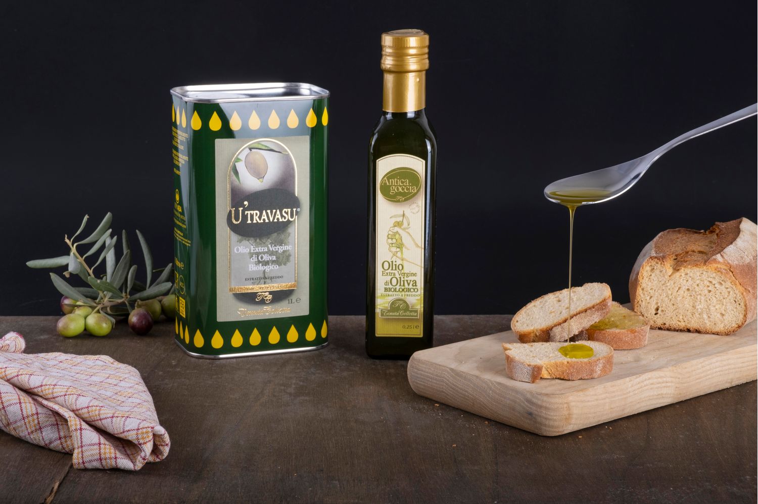 U'Travasu® - Organic extra virgin olive oil 5 L can