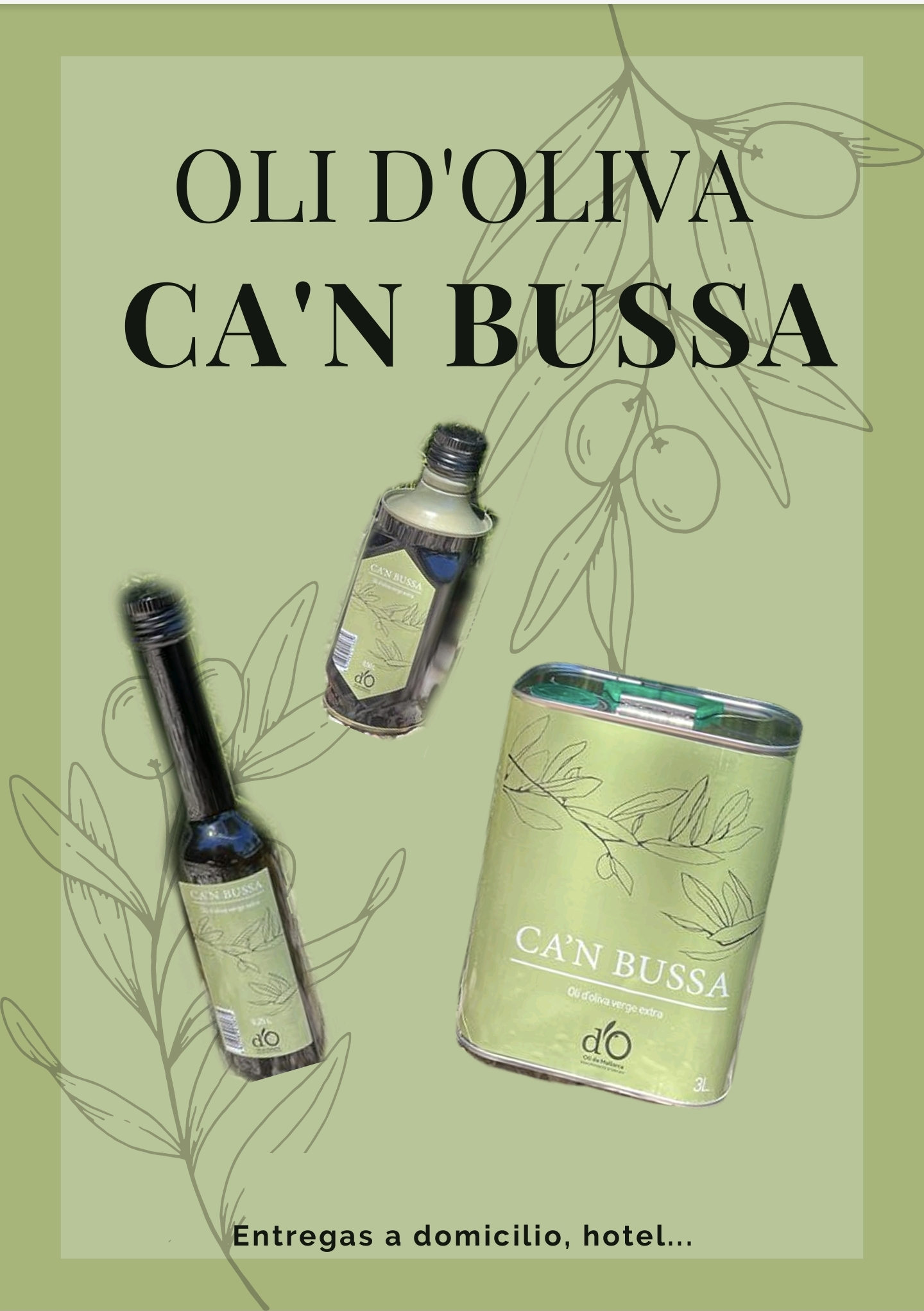 Extra Virgin Olive Oil Denomination of Origin Mallorca 25cl bottle.