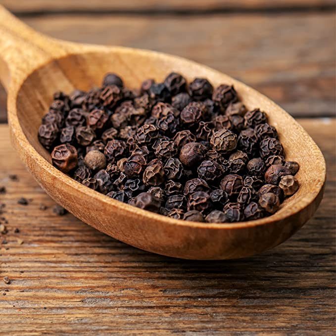 Black Pepper | Sabut Kali Mirch | Whole Black Peppercorn | Malnad Special Pepper 100% Naturally Processed - Unpolished - 1Kgs