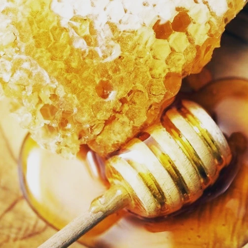 1 kg Flower Honey with honeycomb
