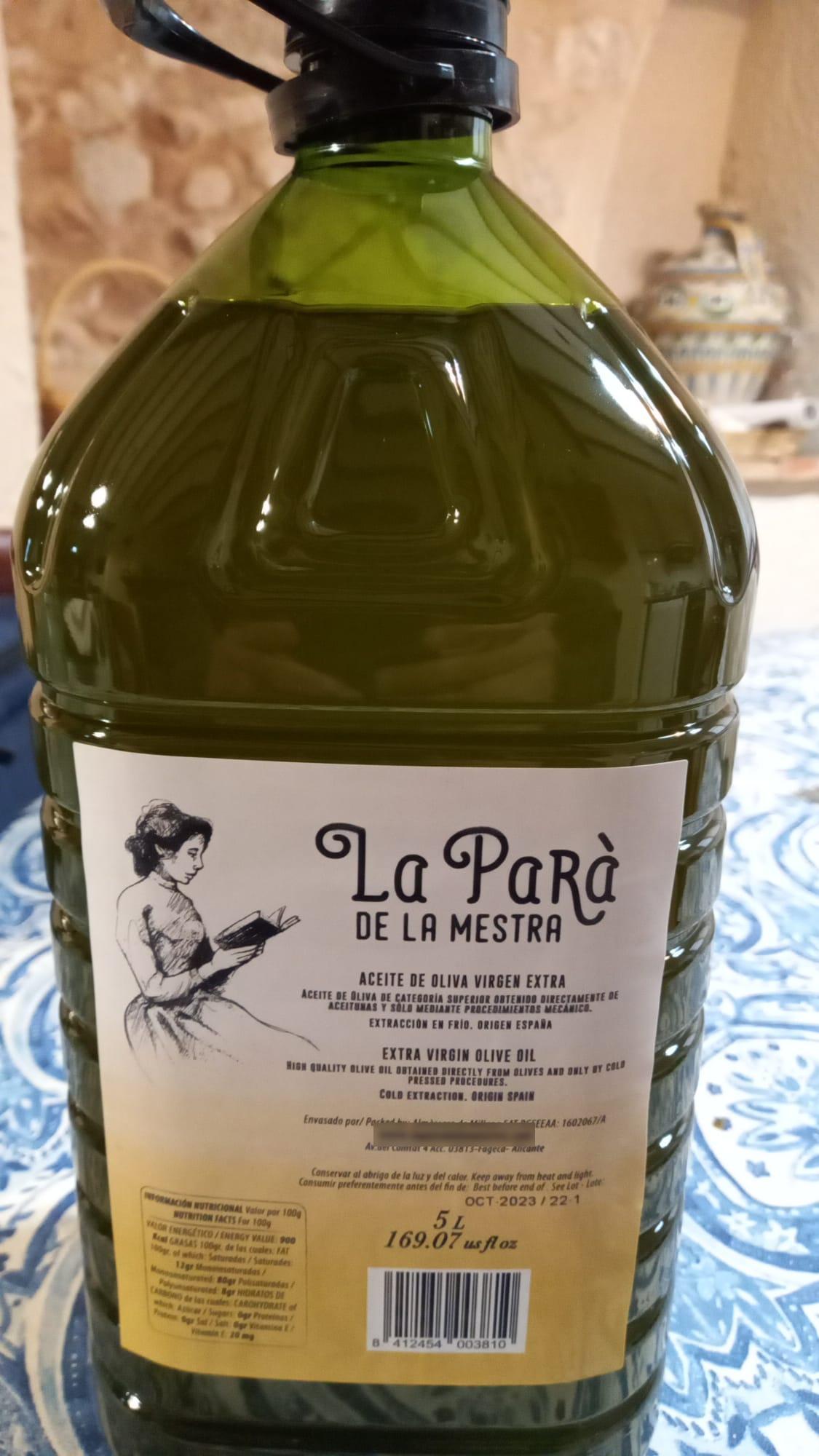 Extra Virgin Olive Oil 500ml Glass Bottle Spain