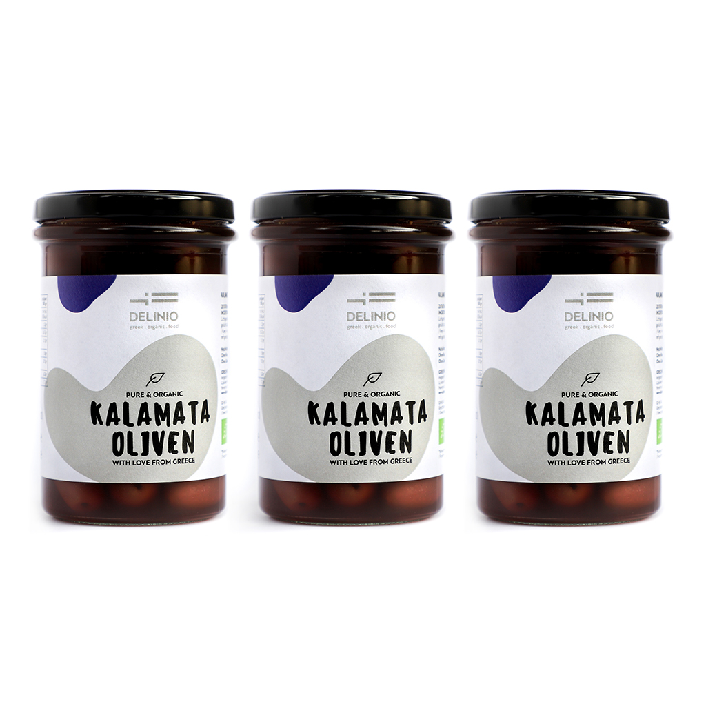 Organic Olives from Kalamata - 314g jar