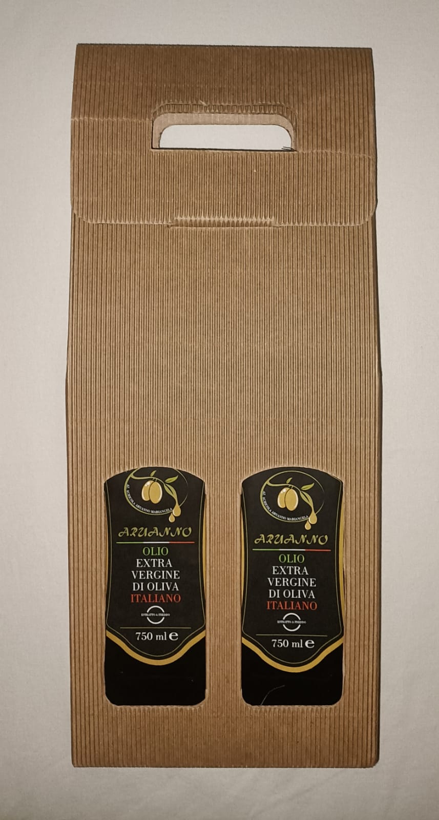 Extra virgin olive oil - 2 bottles of 750 ml - gift box