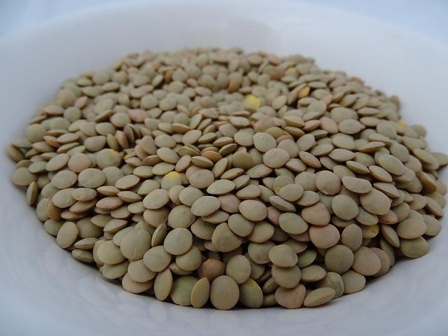 Castilian lentils in bulk