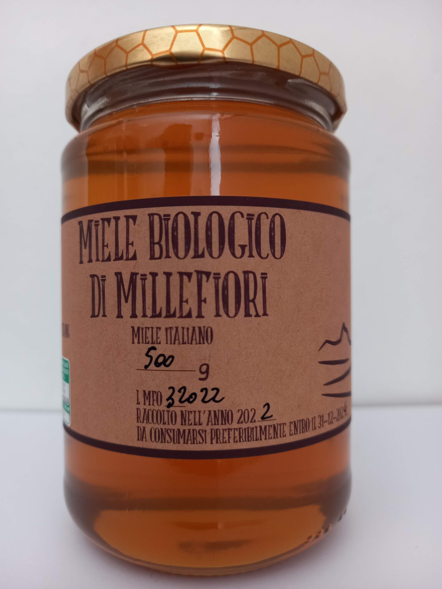 Organic Wildflower Honey 500gr