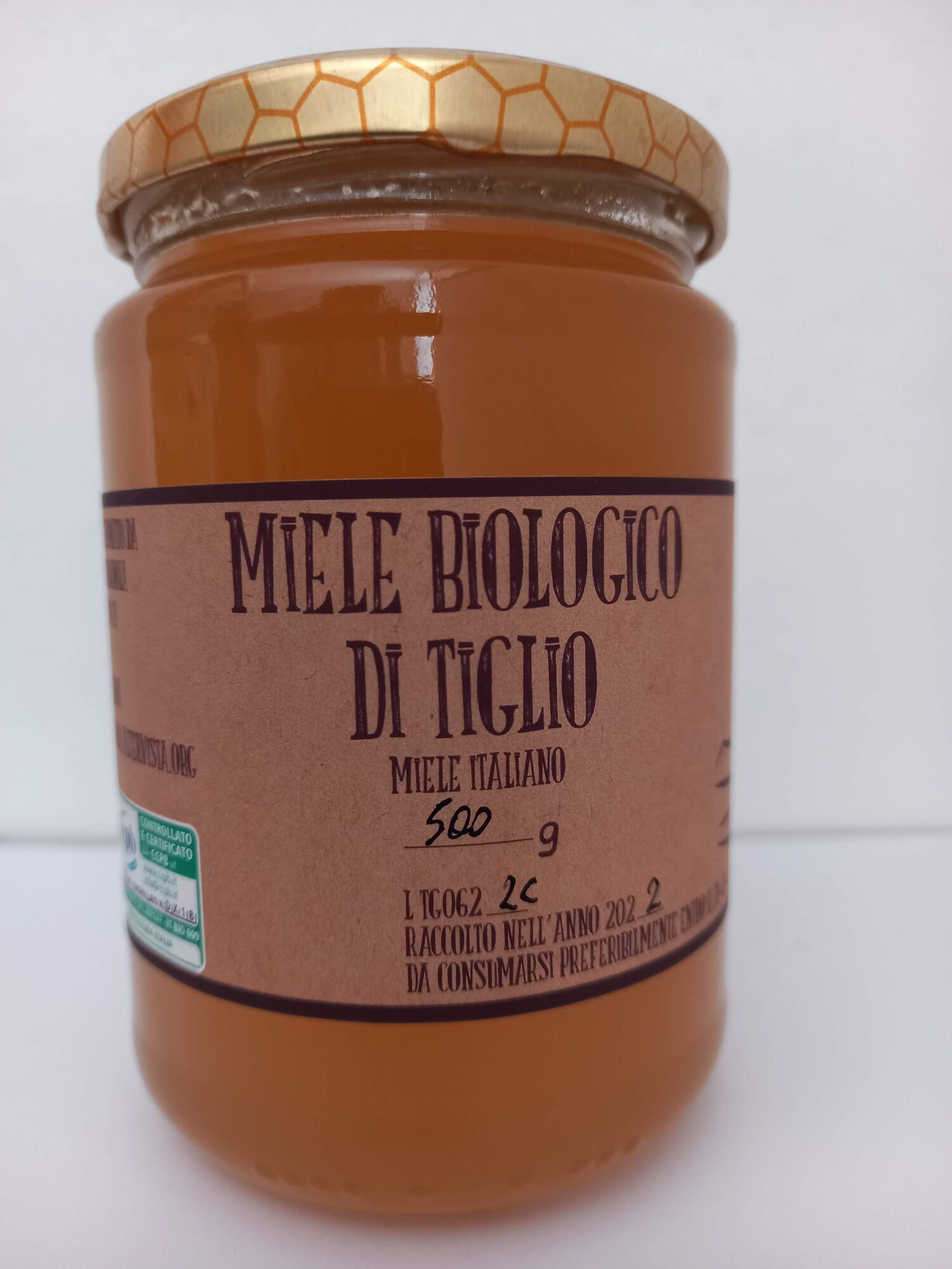 Organic Linden Honey 500gr