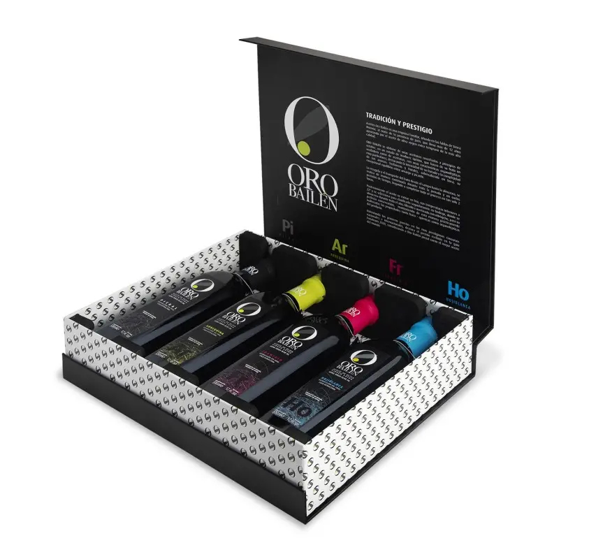 Oro Bailén. Deluxe case 4 varieties 500 ml.