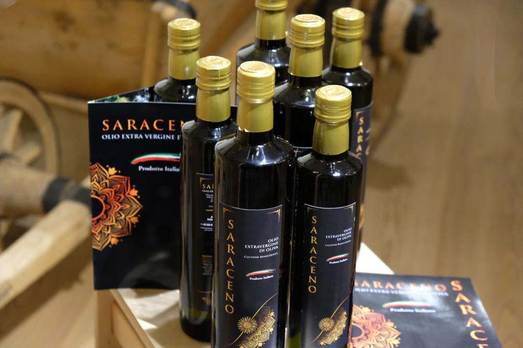500 ml bottle of extra vergin olive oil. Cold extracted, biancolilla cultivar