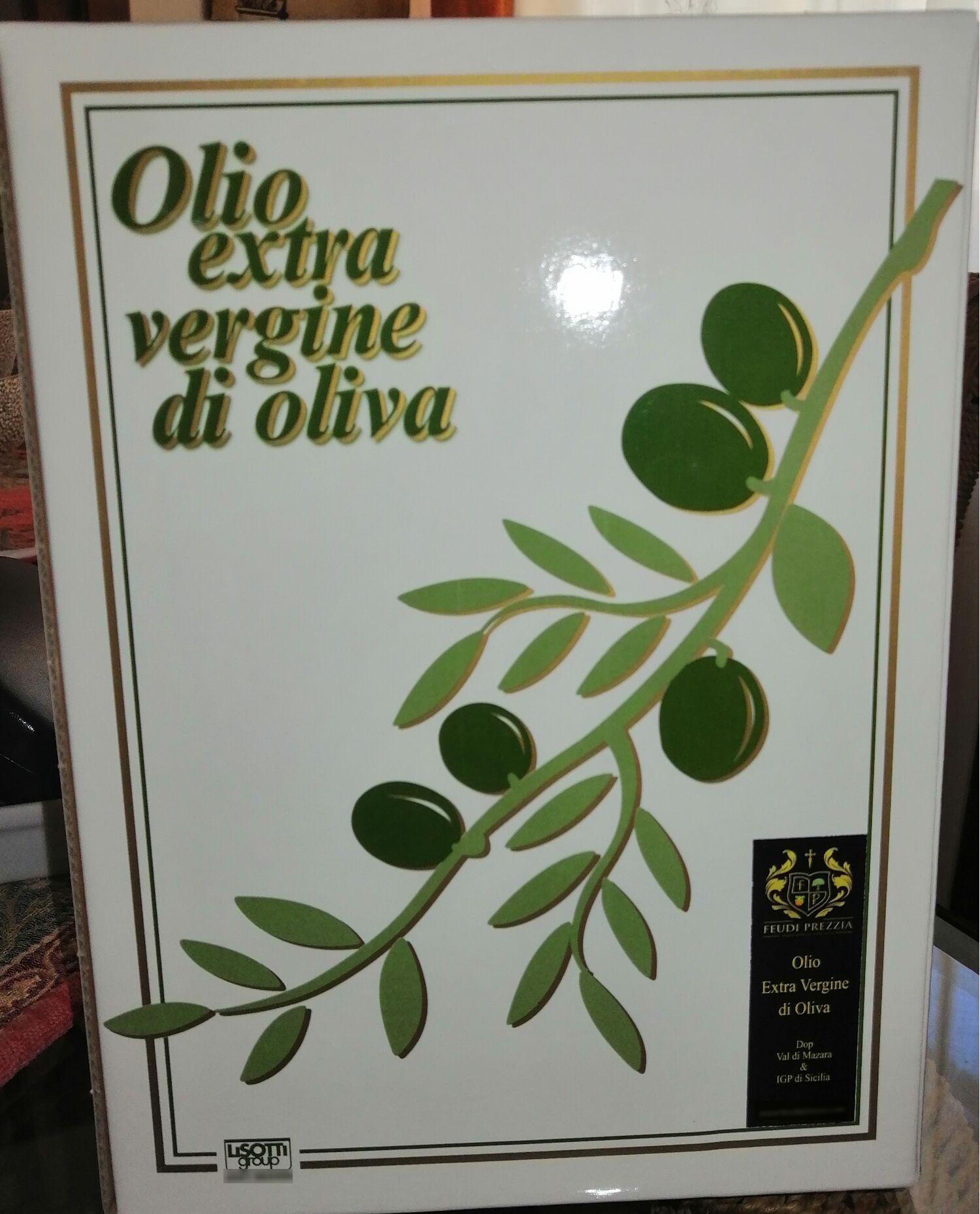 Extra Virgin Olive Oil Feudi Prezzia Bag in box 5 lt - IGP of Sicily and DOP Val di Mazara