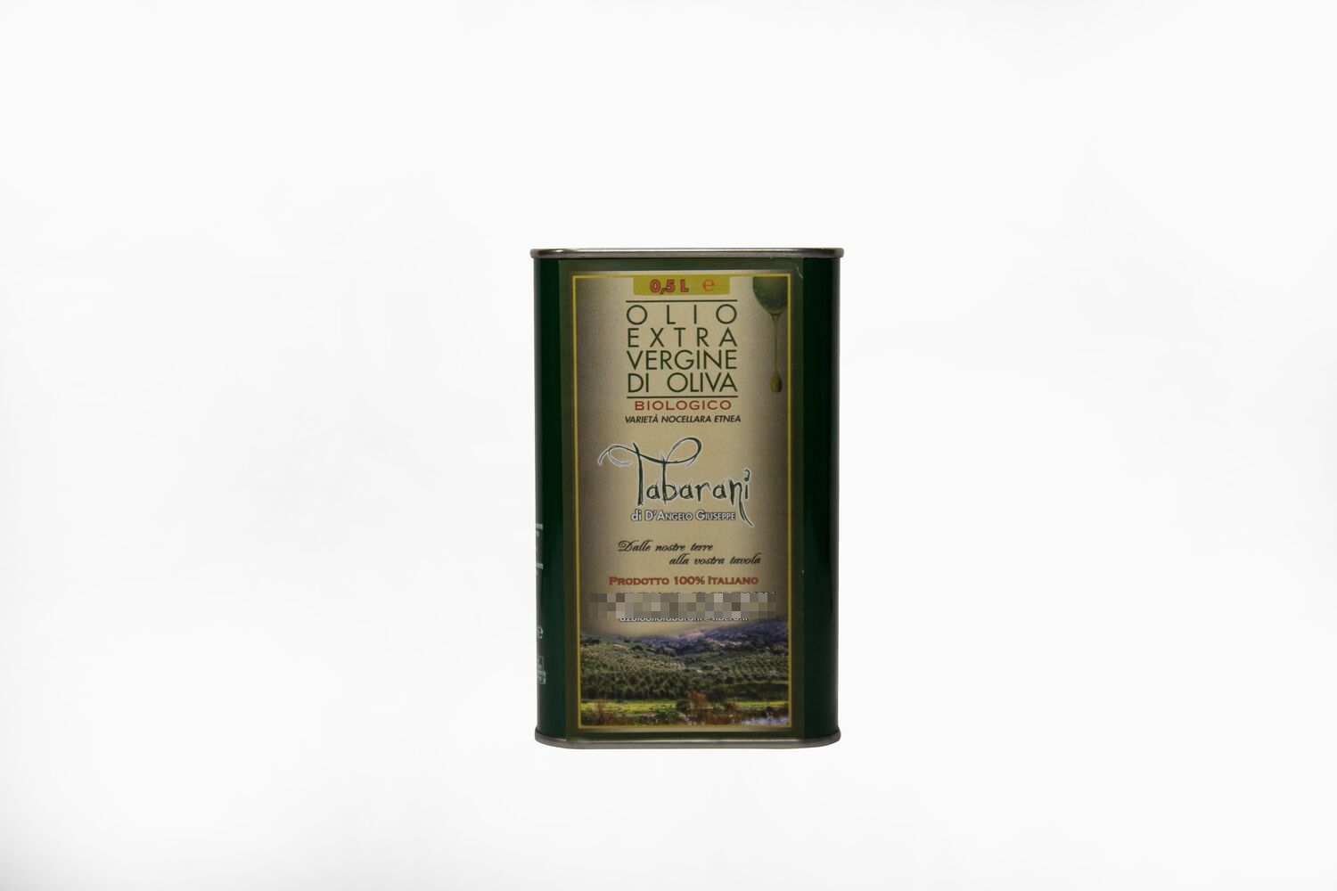Extra virgin olive oil 500ml Metal TIN Italy