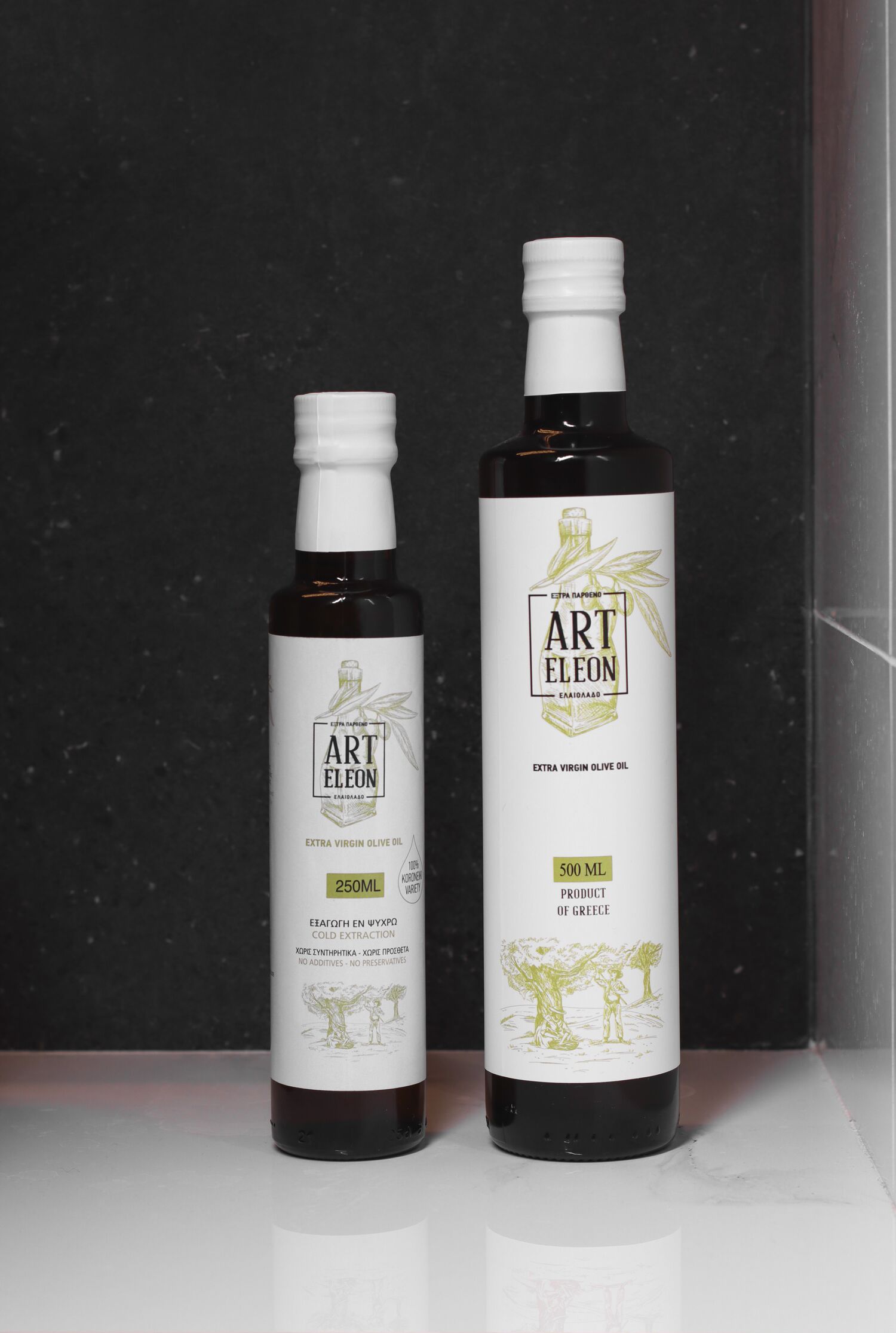 EVOO 250ml Glass Container Greece