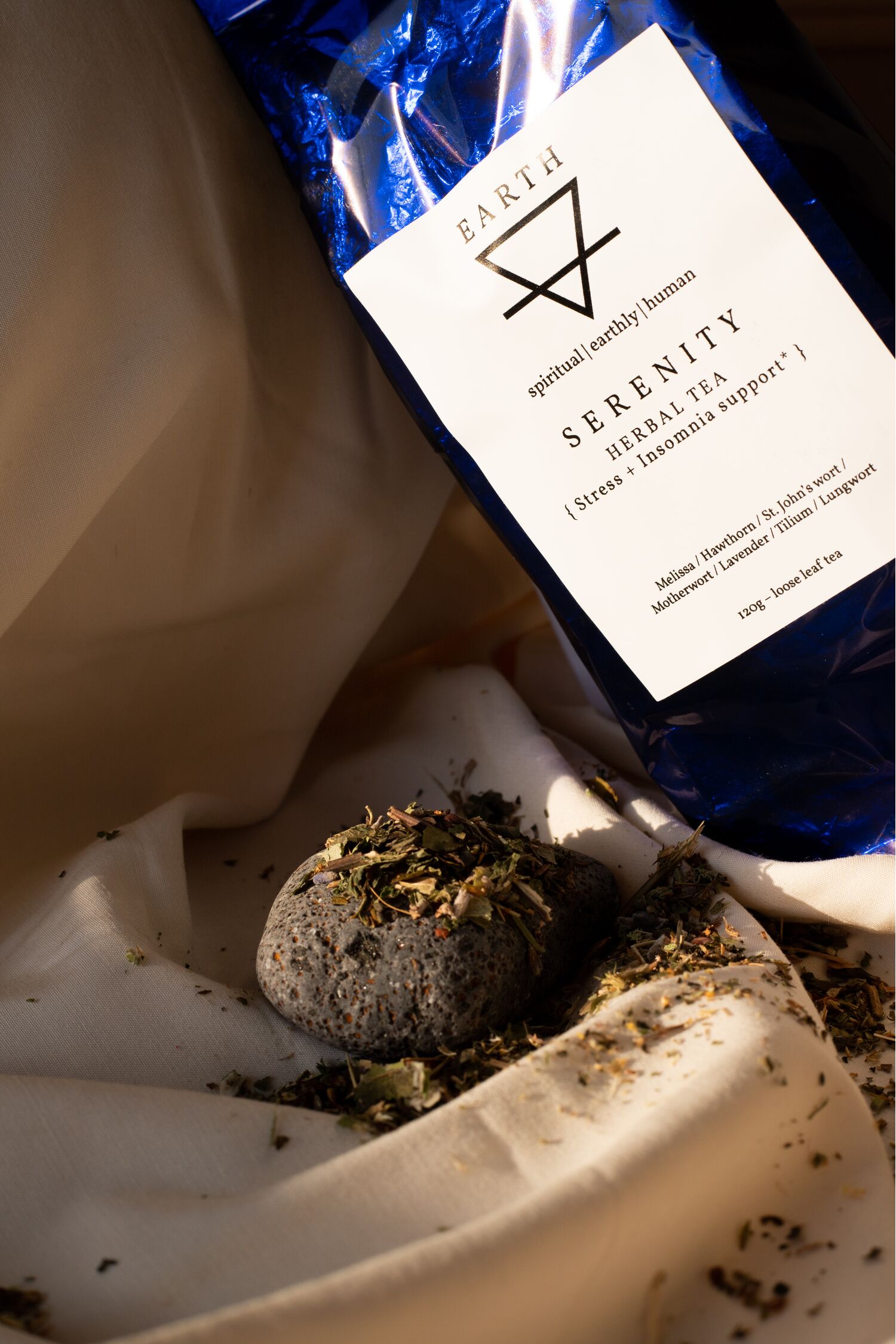 Εarth Serenity Herbal Tea / Stress + Insomnia support 120g