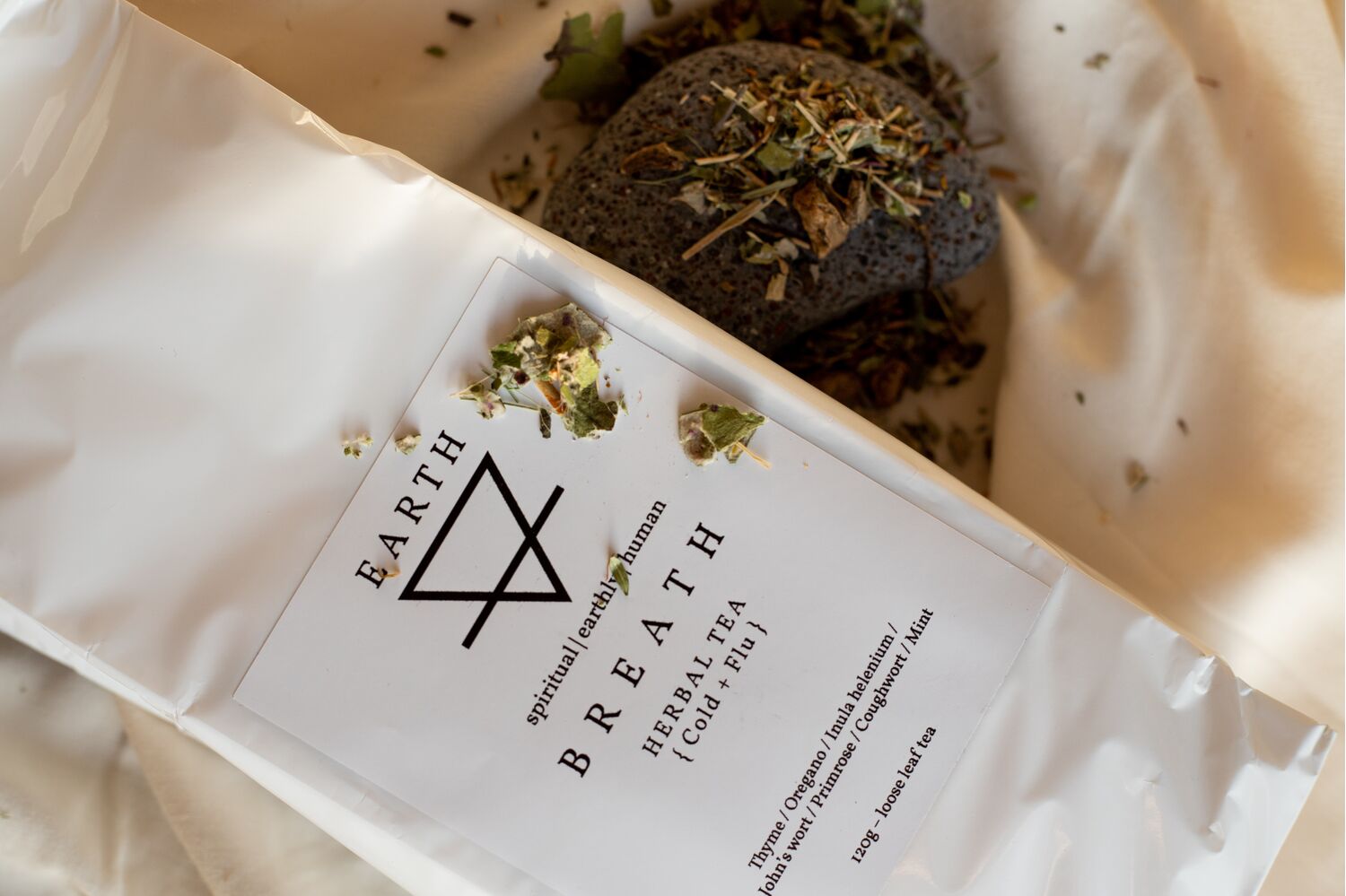 Εarth Breath Herbal Tea for Cold + Flu 120g