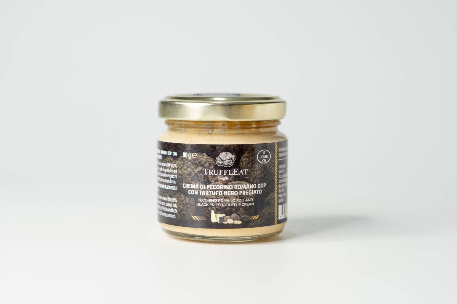 Pecorino Romano DOP cream with precious black truffle 80 gr - TrufflEat