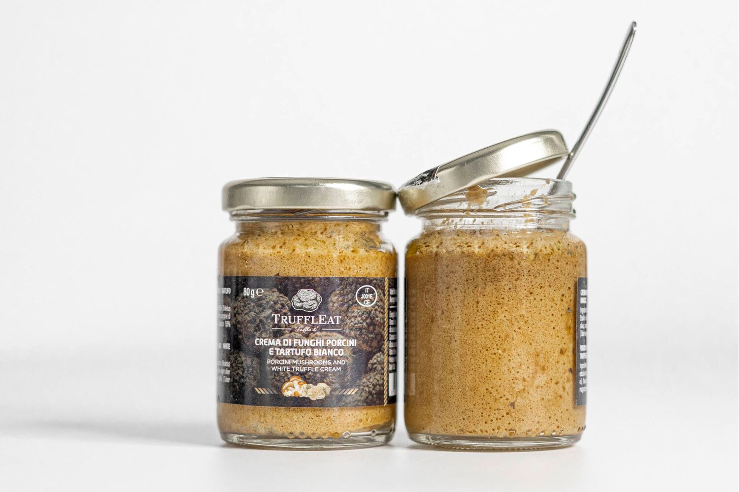 Cream of porcini mushrooms and white truffle 80 gr - TrufflEat
