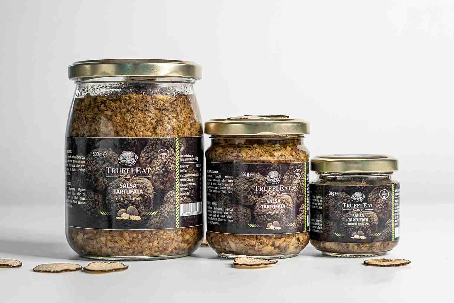 Truffled sauce with black summer truffle 80 gr - TrufflEat