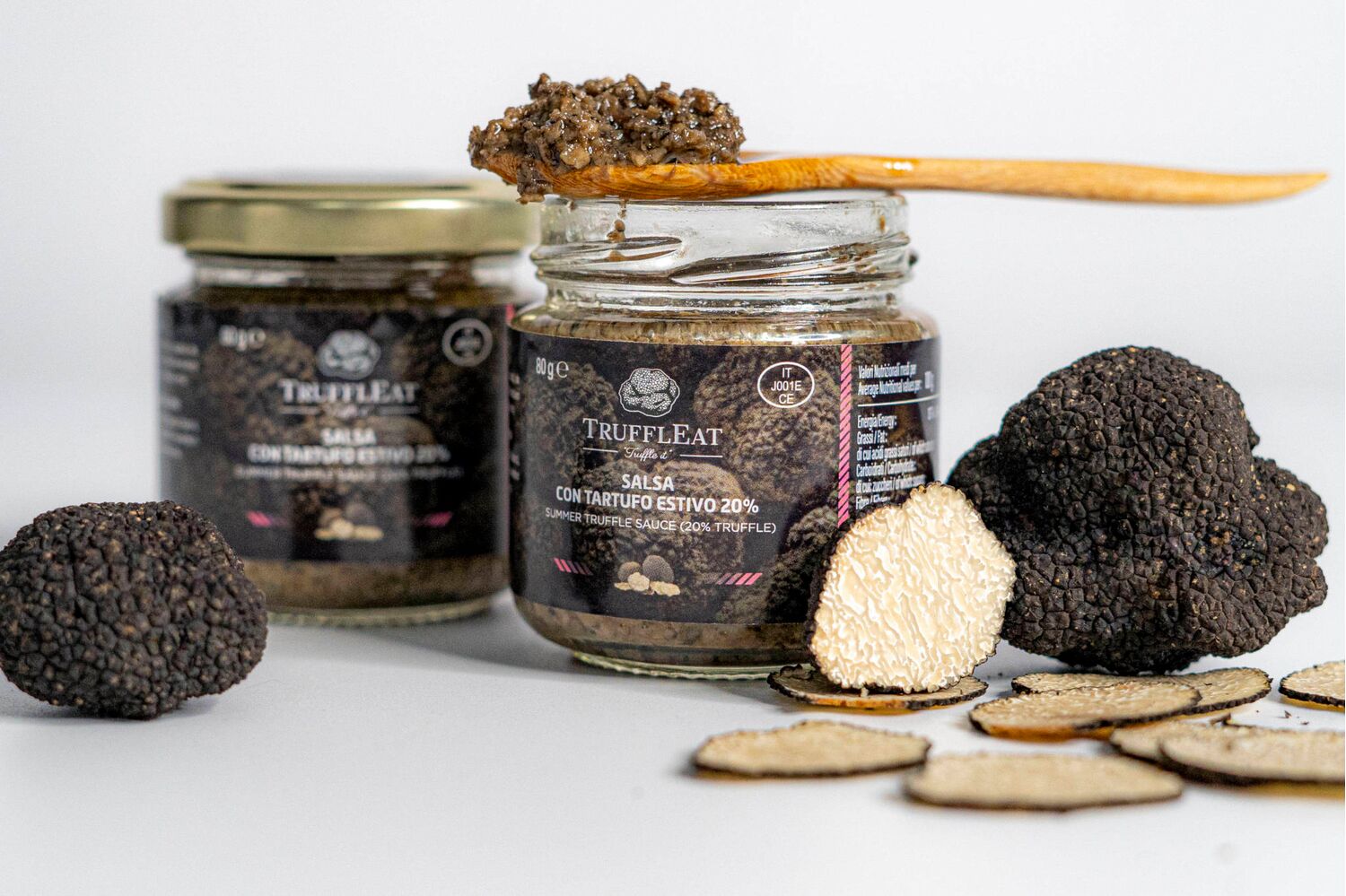 Truffled sauce with summer truffle 20% 80 gr - TrufflEat