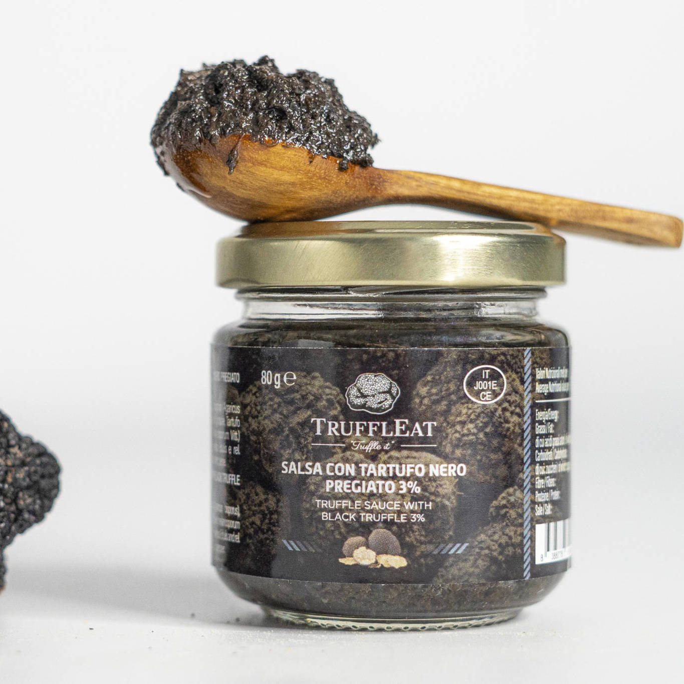 Truffled sauce with black truffle 3% 80 gr - TrufflEat