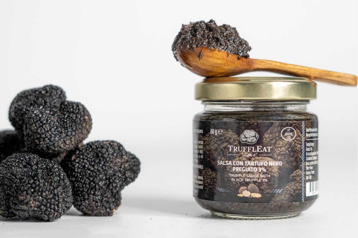Truffled sauce with black truffle 3% 80 gr - TrufflEat