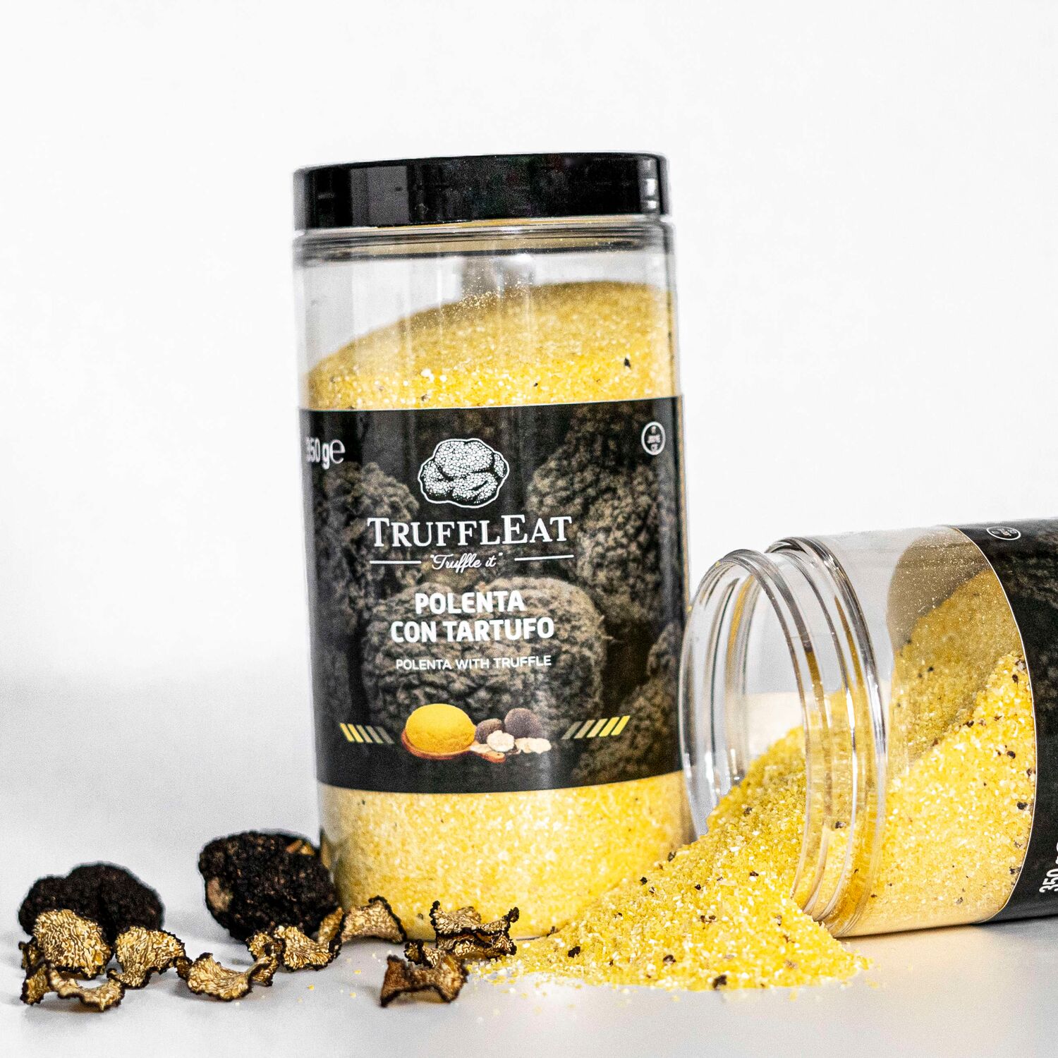 Polenta with black summer truffle 350 gr - TrufflEat