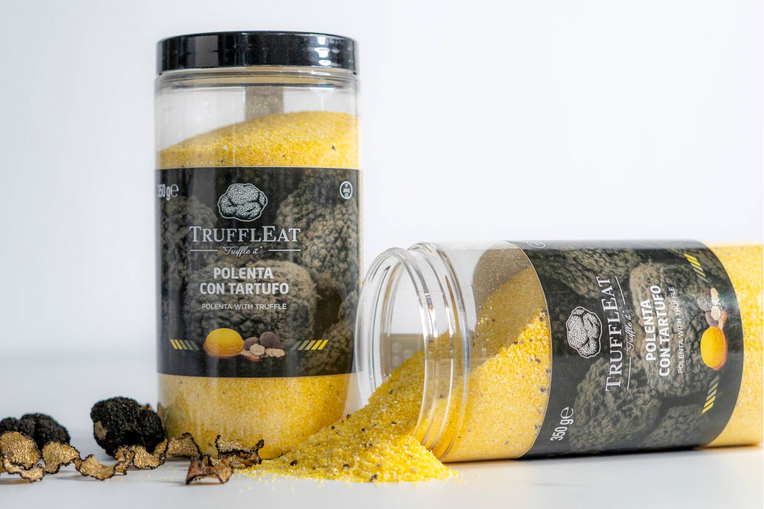 Polenta with black summer truffle 350 gr - TrufflEat