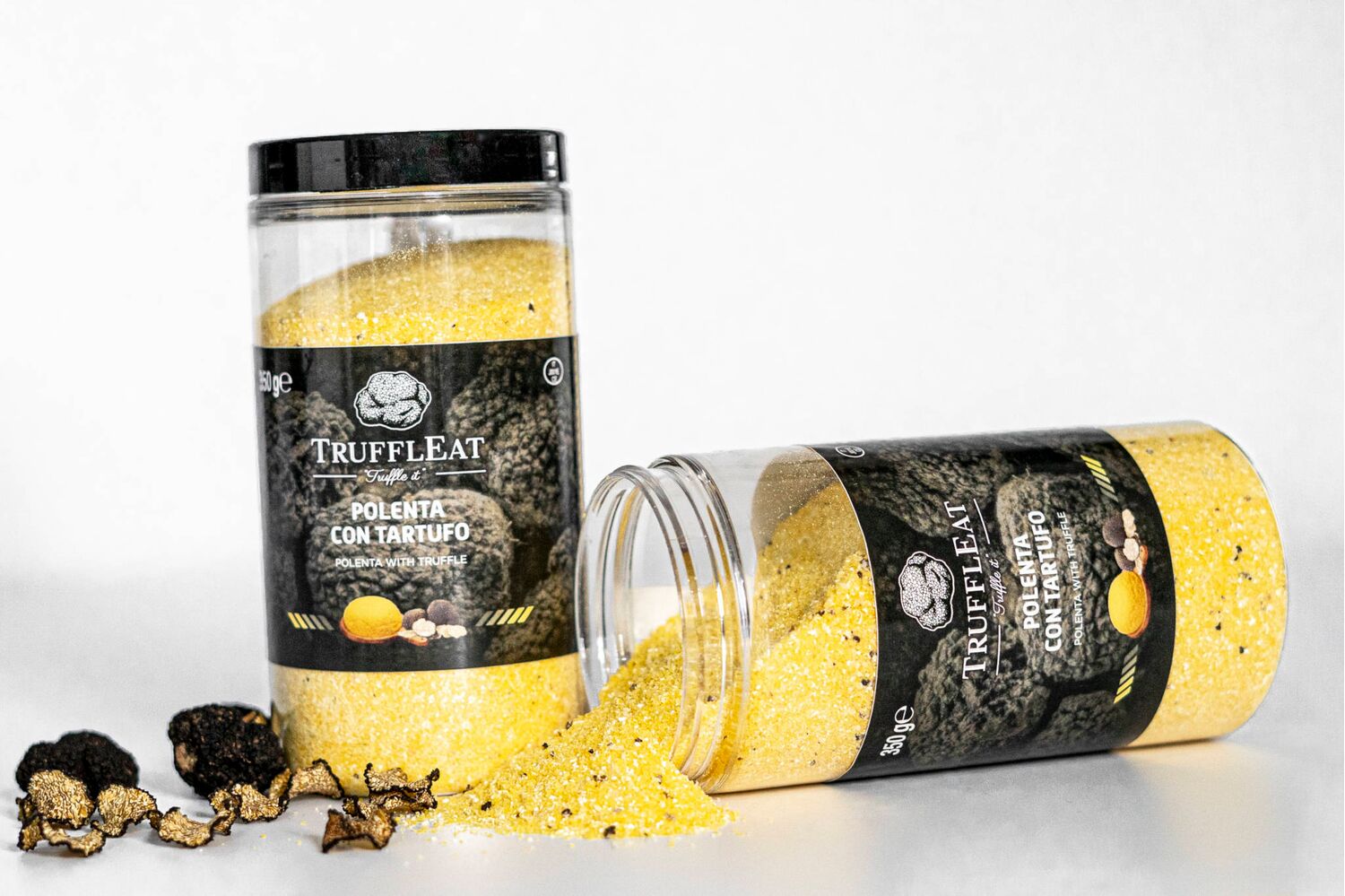 Polenta with black summer truffle 350 gr - TrufflEat