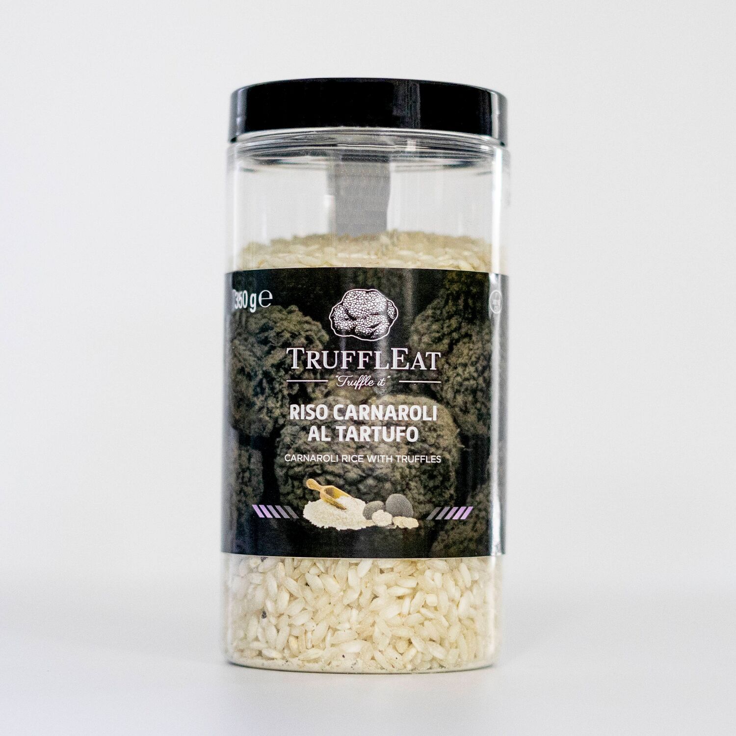 Carnaroli rice with black summer truffle 350 gr - TrufflEat