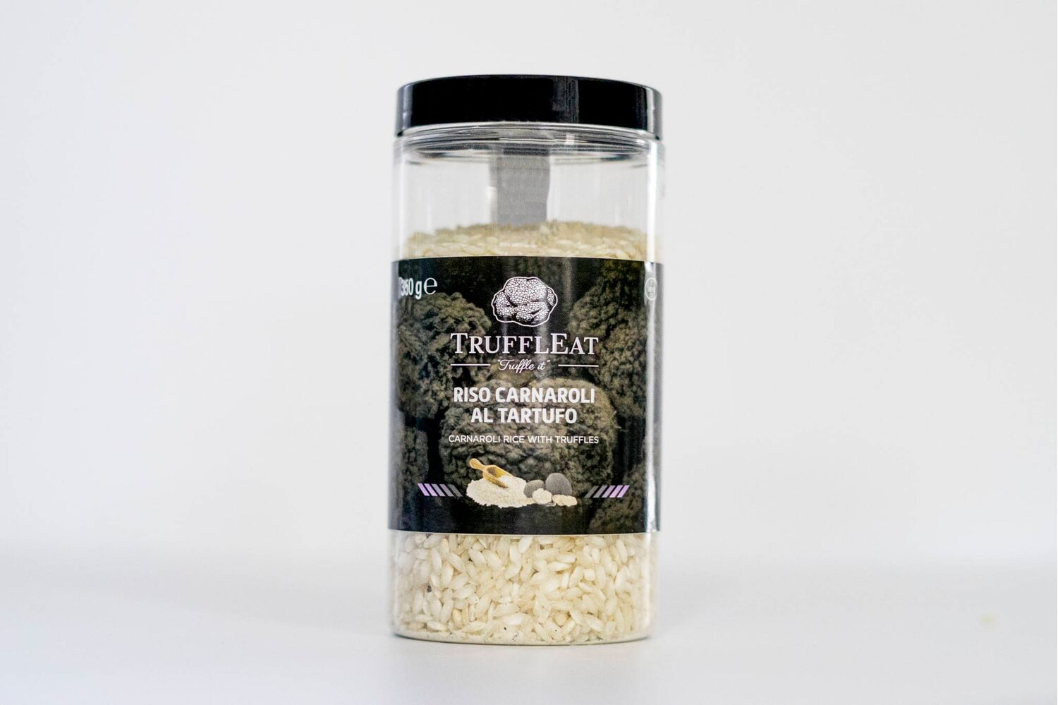 Carnaroli rice with black summer truffle 350 gr - TrufflEat