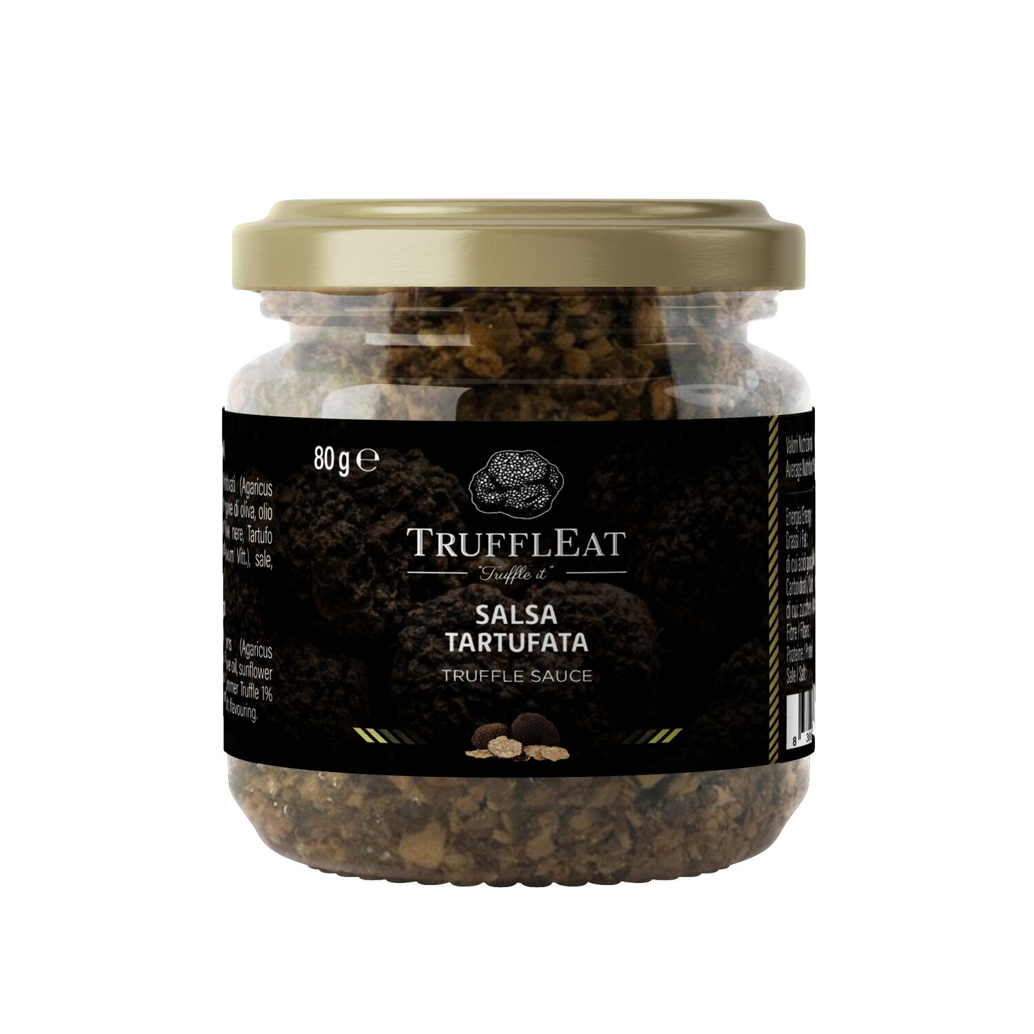 Truffled sauce with black truffle 500 gr - TrufflEat