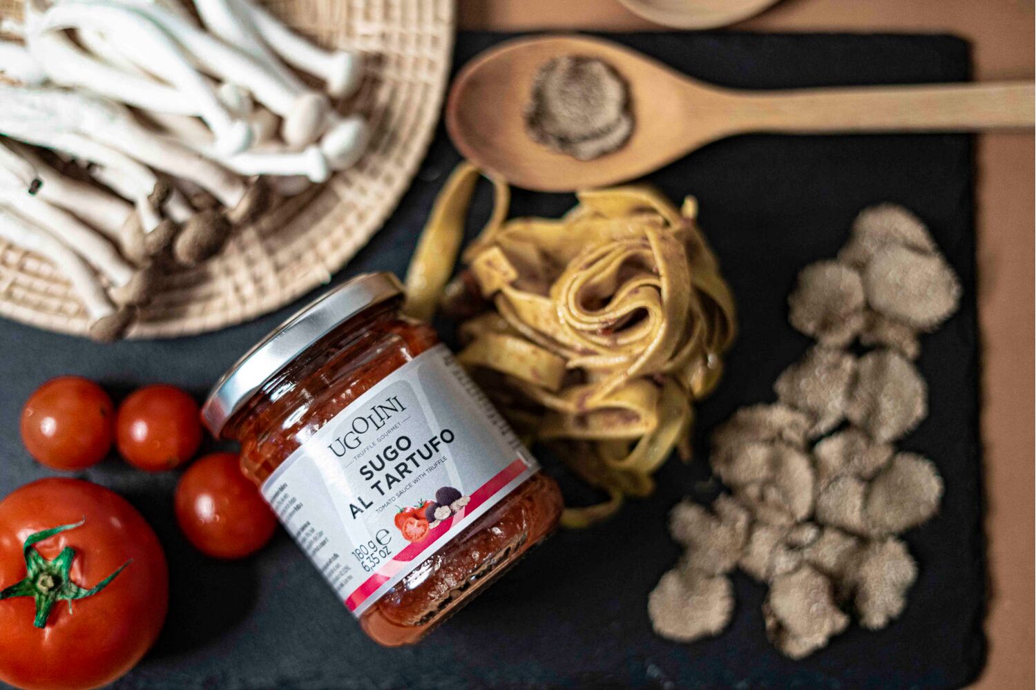 Black truffle sauce 180 gr - Ugolini Gourmet