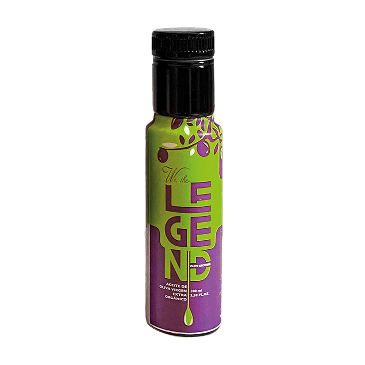 WE, THE LEGEND - PICUAL organic extra virgin olive oil - 100ml glass bottles