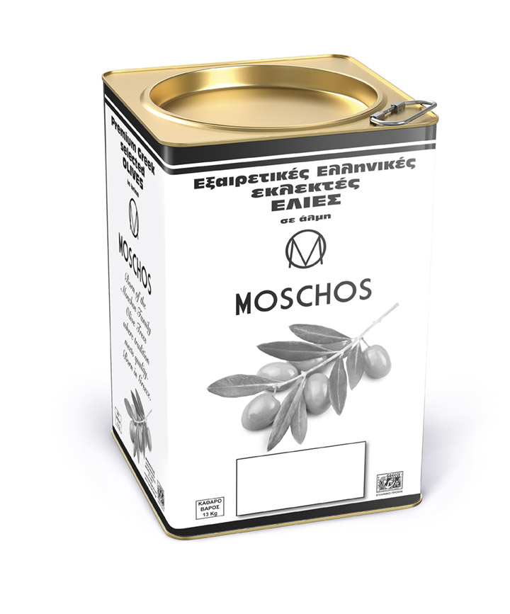 Κalamata Black Olives in Tins 5-13kg (various sizes)
