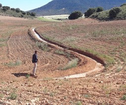 Τάφρος στο αγρόκτημα la Junquera