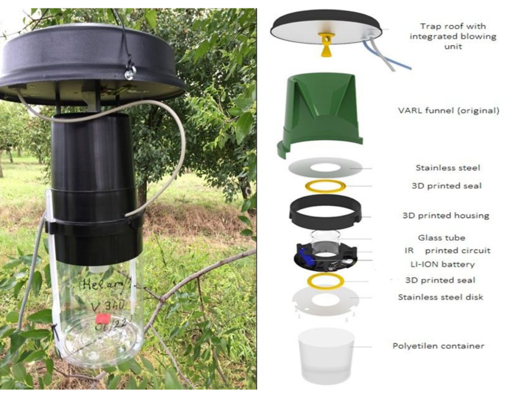 Sensor-based lure traps for pest monitoring