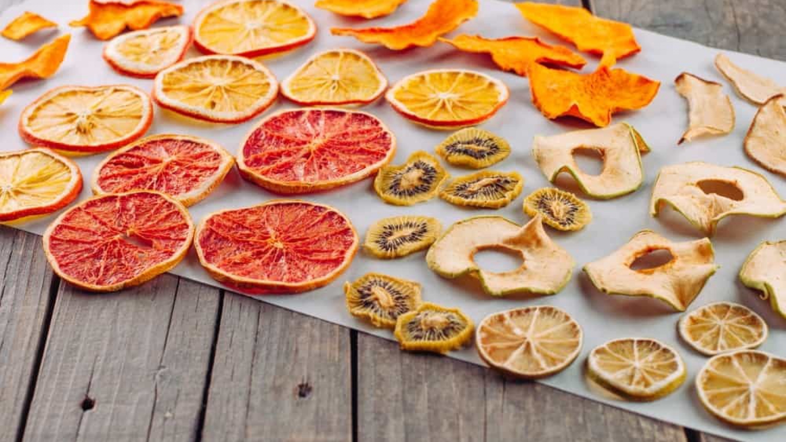 dehydrated fruits and vegetables