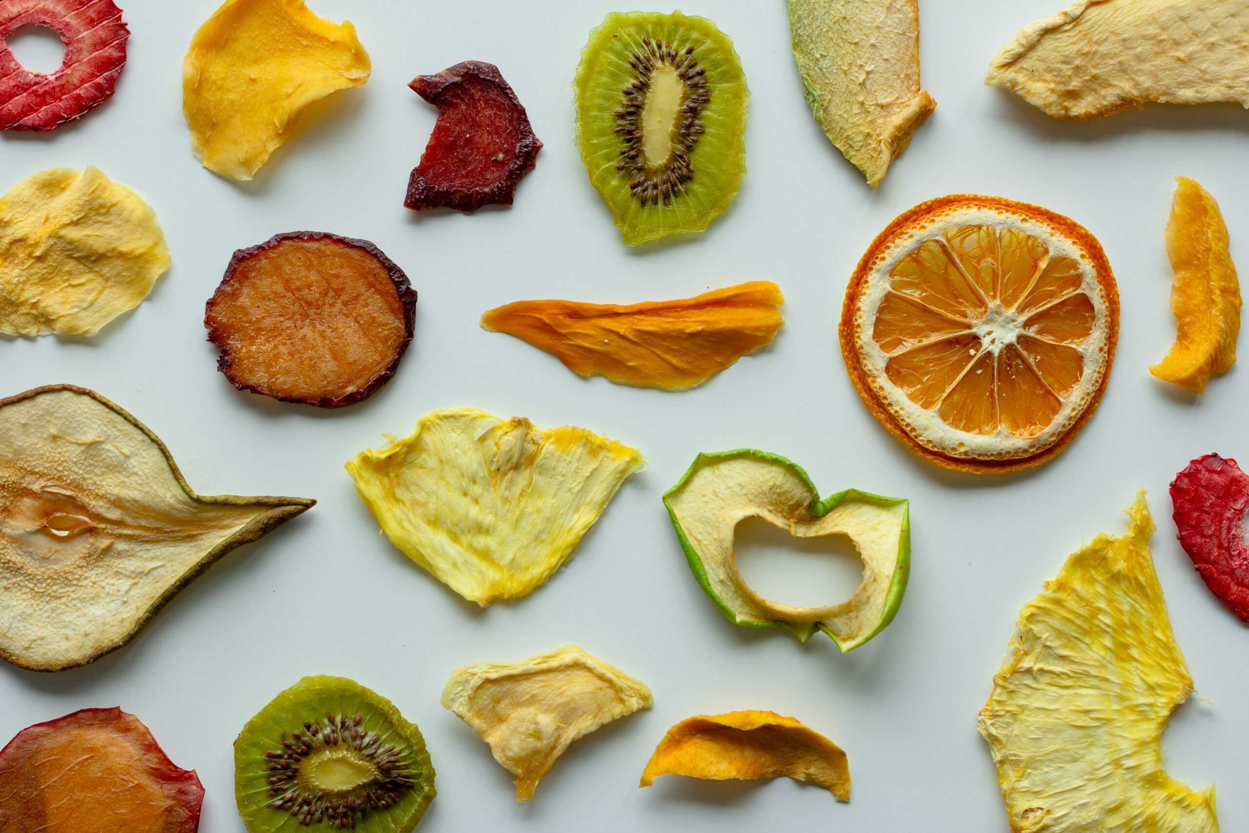 dehydrated fruits and vegetables
