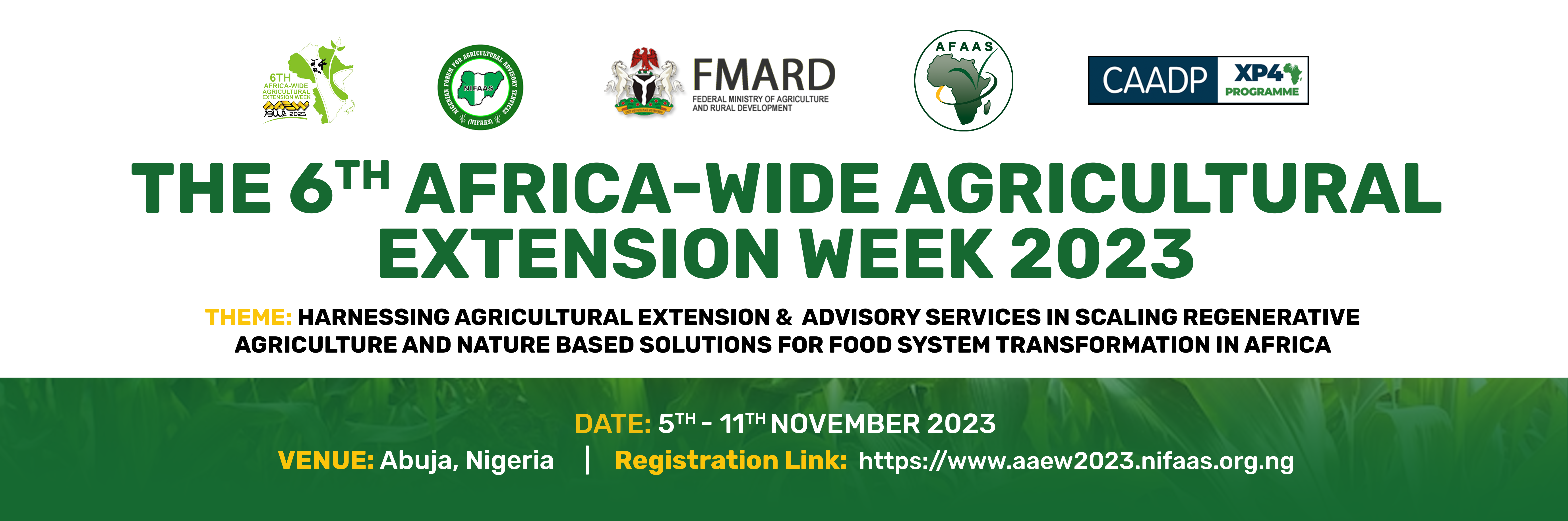 6th Africa Wide Agricultural Extension Week 2023