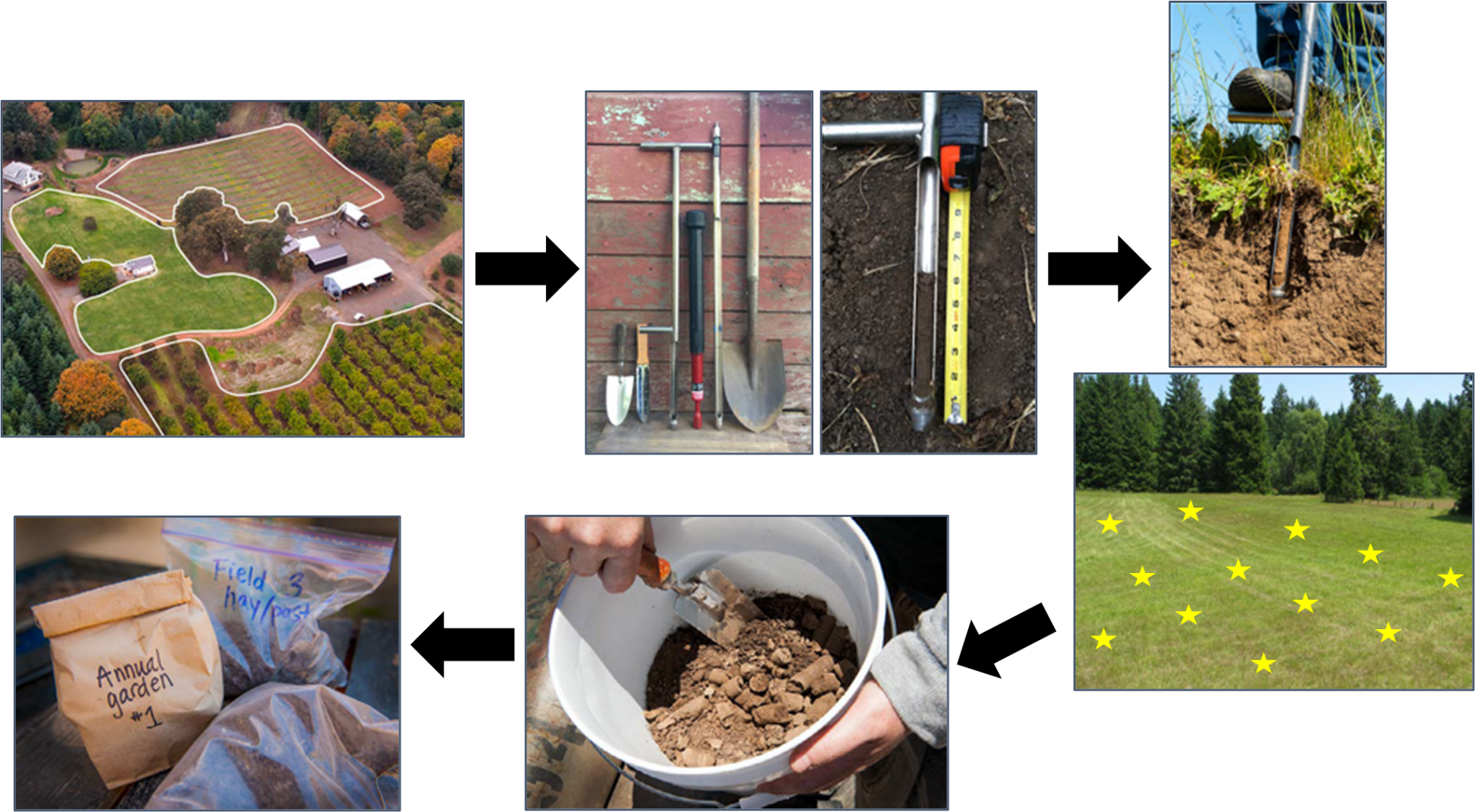 Cómo tomar una muestra del suelo para analizar los nutrientes