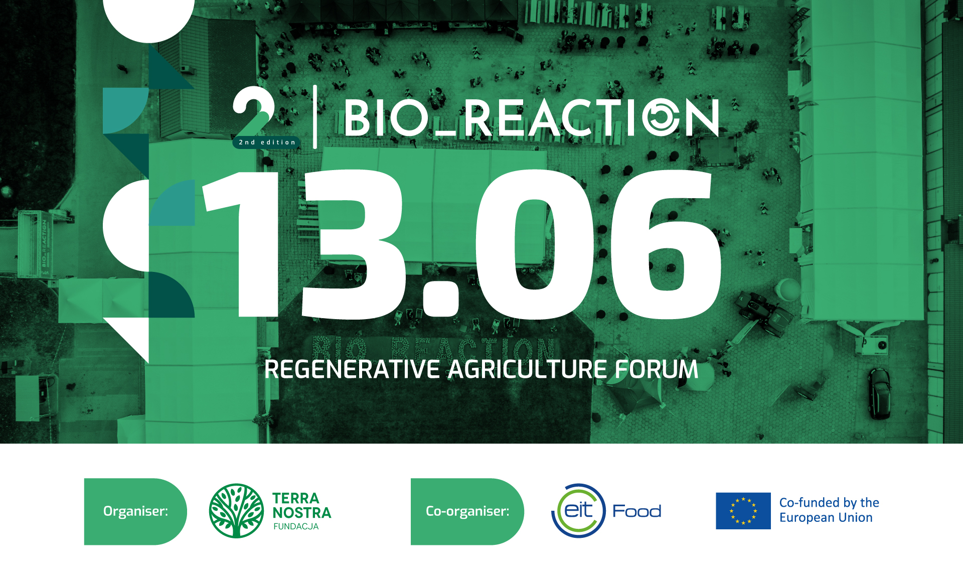 EIT Food and Terra Nostra co-organise the 2nd International Forum on Regenerative Agriculture, BIO_REACTION Terra Nostra and EIT Food is honored to invite you to the second edition of the International Forum on Regenerative Agriculture, BIO_REACTION, taking place on June 13, 2024, in Pierzchno near Poznań, Poland. This forum will offer a unique opportunity for networking and exchange of experiences for agricultural entrepreneurs, scientists, and industry representatives from across Europe. As co-organisers, we aim to promote sustainable agricultural practices that contribute to transforming the food system. The event is free, and registration can be completed at www.bioreaction.pl/zapisy. “The future ahead of us is one where regenerative agriculture is not just a trend but the foundation of a sustainable food system. The BIO_REACTION forum is where this vision crystallizes into reality through innovation, dynamic collaboration, and robust knowledge exchange," says Marja-Liisa Meurice, Director of EIT Food North-East. Agriculture evolution in the spotlight The BIO_REACTION program will feature panel discussions such as "Regenerative Agriculture – Evolution or Revolution?" with participation from farmers involved in the EIT Food Regenerative Agriculture Programme; "Soil Richness: A Farmer's Responsibility and Guarantee for Yielding"; as well as stories from farmers who have successfully implemented regenerative practices. There will also be scientific debates on climate change and carbon farming, discussing its environmental benefits and dispelling related myths, along with practical discussions about the future of enterprises in a sustainable food supply chain, featuring Marja-Liisa Meurice, Director of EIT Food North-East. Frédéric Thomas – a visionary of agroecology as guest of honor. Among the invited speakers is Frédéric Thomas, a French farmer and agroecology expert, who has been engaged in regenerative agriculture on his farm in Dhuizon for over 30 years. Interactive experiences and field innovations – the practical side of BIO_REACTION During the forum, participants will not only listen to inspiring lectures but also experience regenerative agriculture in action. This practical segment of the event offers a unique chance to get acquainted with the latest technologies in the field. Innovative experiments and agricultural practices revolutionizing modern agriculture will be showcased, providing an opportunity to see, touch, and assess the potential of new solutions proposed by startups affiliated with various EIT Food programs. “Innovation and entrepreneurship are the driving forces of future agriculture. Every agrifood sector startup participating in BIO_REACTION will present solutions that address the real needs of both farmers and consumers," says Ewa Karólewska, Senior Manager of Startups at EIT Food. Networking and concert The day will culminate with time for networking at thematic tables and an evening full of relaxation and entertainment, featuring a barbecue and concert by Dizzy Boyz Brass Band + Daniel Moszczyński. Participant information We encourage you to register and join us to shape the future of sustainable food production. In addition to the on-site event, this year's edition of BIO_REACTION will also be available via an online stream on LinkedIn: www.linkedin.com/events/7195809662867247104, enabling participants from around the world to join the discussions. Those interested in participating in the forum in Pierzchno can register through the official website: www.bioreaction.pl/zapisy. The forum, being a unique gathering in Poland, offers an unparalleled opportunity to directly familiarize with practices and achievements in regenerative agriculture that can contribute to increasing the sustainability and efficiency of agricultural production both economically and ecologically. Join us for this inspiring event that combines theory with practice in striving to improve the efficiency of agriculture, highlighting mutual benefits of cooperation between farmers and the food industry, and actions for a healthier future of our planet. Press Contact magdalena. About EIT Food EIT Food is the world’s largest and most dynamic food innovation community. We accelerate innovation to build a future-fit food system that produces healthy and sustainable food for all.   Supported by the European Institute of Innovation and Technology (EIT), a body of the European Union, we invest in projects, organisations and individuals that share our goals for a healthy and sustainable food system. We unlock innovation potential in businesses and universities and create and scale agrifood startups to bring new technologies and products to market. We equip entrepreneurs and professionals with the skills needed to transform the food system and put consumers at the heart of our work, helping build trust by reconnecting them to the origins of their food. We are one of nine innovation communities established by the European Institute of Innovation and Technology (EIT), an independent EU body set up in 2008 to drive innovation and entrepreneurship across Europe. The Regenerative Innovation Portfolio is a collaboration platform bringing together a wide array of actors within Europe to action the critical systemic shifts we need to fix our broken food system. The Portfolio is established by EIT Food in collaboration with Food Innovation Hub Europe Initiative and Foodvalley NL. It seeks to unlock new partnerships across the food and agriculture value chain, bringing practical solutions that will enable viable short and long-term business models for farmers who want to transition towards regenerative agriculture. Our mission is to remove system level barriers to adoption of regenerative agriculture by farmers and do so by demonstrating pathways to transform at scale, boosting the supply and value of regeneratively produced products and delivered ecosystem services while de-risking the farmers in the transition. The EIT Food Regenerative Agriculture Programme, which aims to support farmers across Europe in transitioning to regenerative agriculture. It promotes sustainable farming practices that not only positively impact soil quality but also contribute to the production of food with higher nutritional value. The EIT Food Regenerative Agriculture Programme includes on-site training for farmers, advising, as well as webinars and manuals on regenerative practices for specific crops, available to all interested farmers. Furthermore, we organise events promoting regenerative agriculture and carry out educational activities for consumers. Our approach is based on collaboration among various stakeholders, such as farmers, researchers, startups, the processing industry, and consumers, to jointly create beneficial and lasting conditions for the development of regenerative agriculture. Find out more at www.eitfood.eu or follow us via social media: Twitter, Facebook, LinkedIn, YouTube and Instagram.  